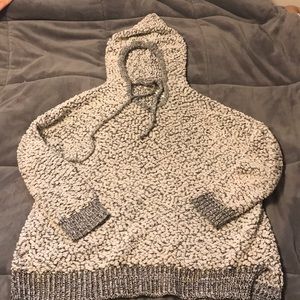 Cable knitted sweatshirt S/M